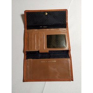 Princess Gardner Full Grain Cowhide Leather Wallet -Multiple Flaws (6a5)